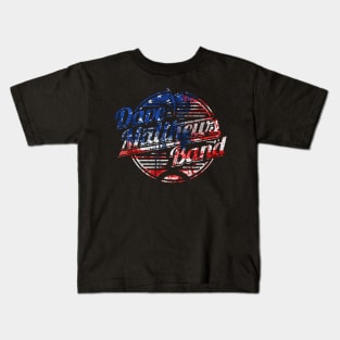 #DMBLOGO Dave Matthews Band American flag Kids T-Shirt